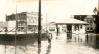 Seymour flood, downtown by bandstand